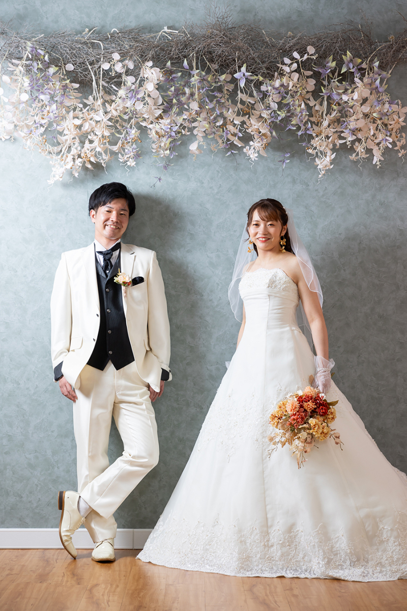 スタジオ背景：フラワーバック