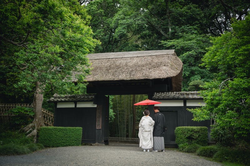 華雅苑[KAGAEN] 水戸店_庭園で撮影できる