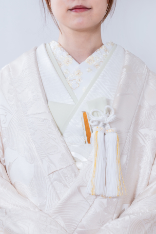 花嫁小物 薄グリーン