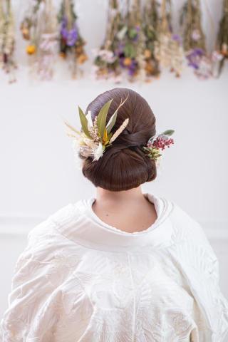 洋髪→洋髪ヘアチェンジ