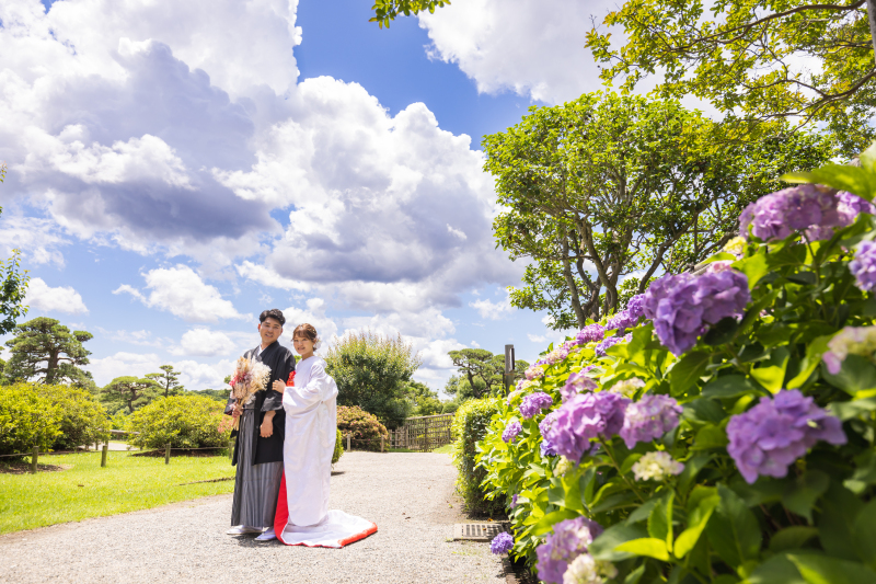 華雅苑[KAGAEN] 水戸店_庭園で撮影できる