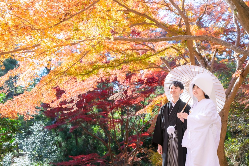 華雅苑[KAGAEN] 水戸店_庭園で撮影できる