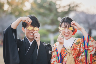 華雅苑[KAGAEN] 水戸店_和装ロケ【偕楽園】紅葉