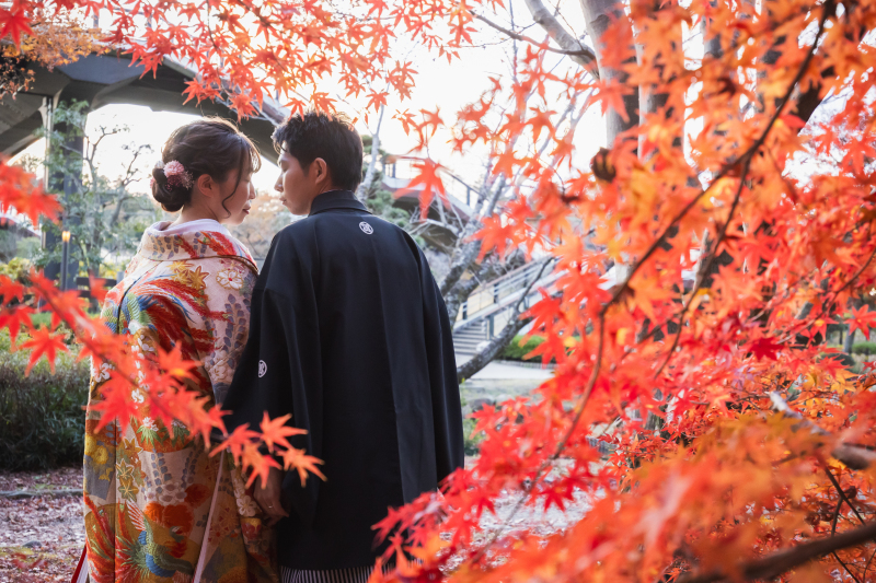 ❀紅葉鮮やかに 11/24~12/7の撮影対象:偕楽園ロケ❀【和装1着撮影】データ130枚以上納品 衣裳は40着より選択!