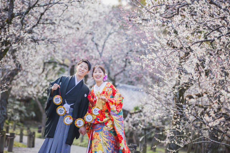 ❀水戸の梅ロケ偕楽園&スタ:先行受付開始❀ 2/14~2/28の撮影【和装2着撮影】データ230枚以上納品 衣裳は40着より!