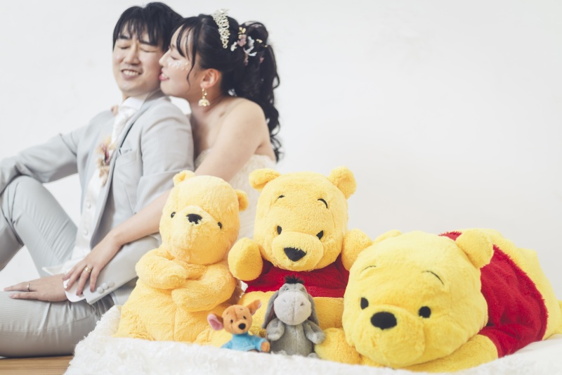 【7月撮影・和装とドレス・スタジオ】安心の追加料なし(修正済データ120カット)背景8種*衣裳は80着から選択