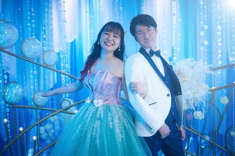 海の中で楽しく撮影♪