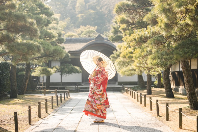 三渓園で撮影スタート♪