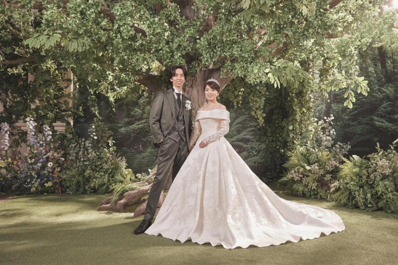 続いてシンボルツリーでの撮影！