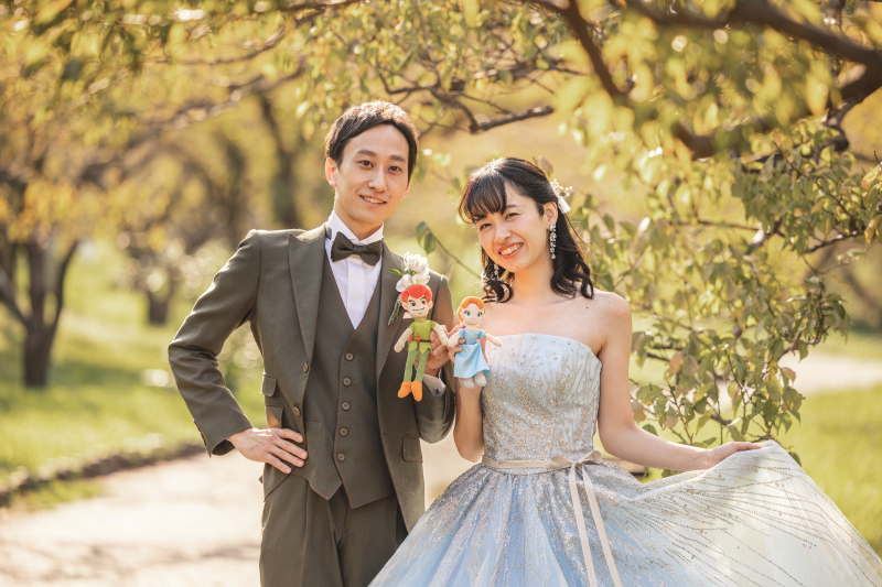 おふたりの思い入れのあるアイテムと一緒に♪