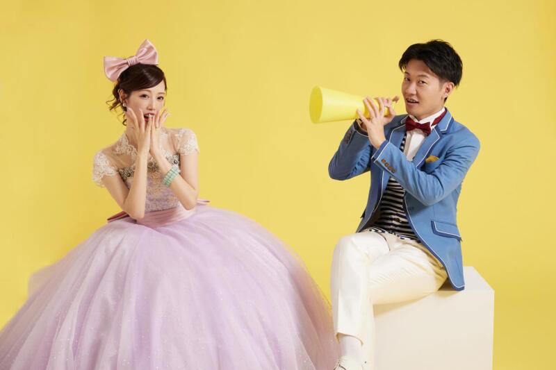 メガホンを使って!