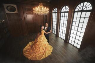 美女と野獣の撮影♪