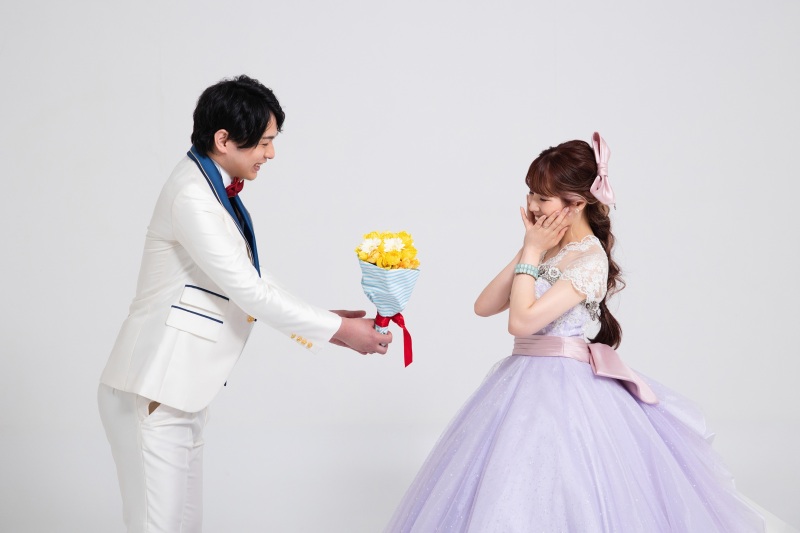 デイジー＆ドナルドイメージのラブラブショット♡