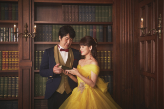 美女と野獣の世界での撮影❋