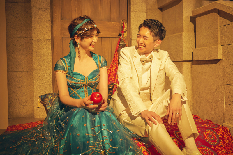 りんごを持ってアラジンの世界へ...♪