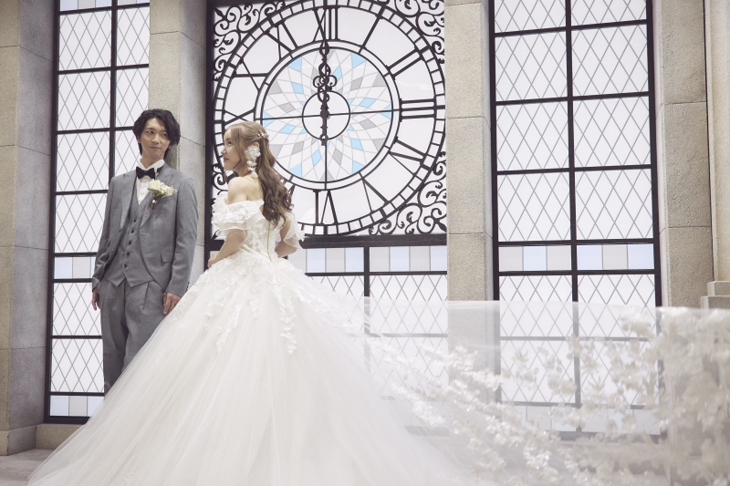 素敵にドレスも靡かせます!