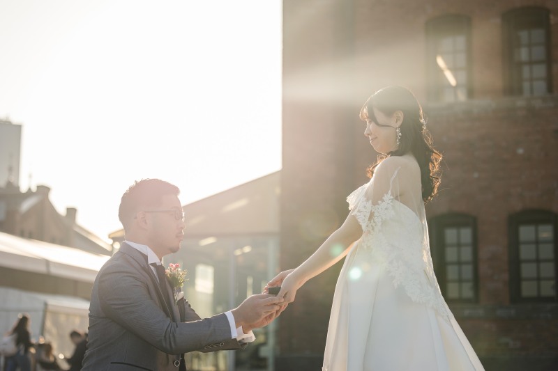 プロポーズ風のロマンティックなワンショット