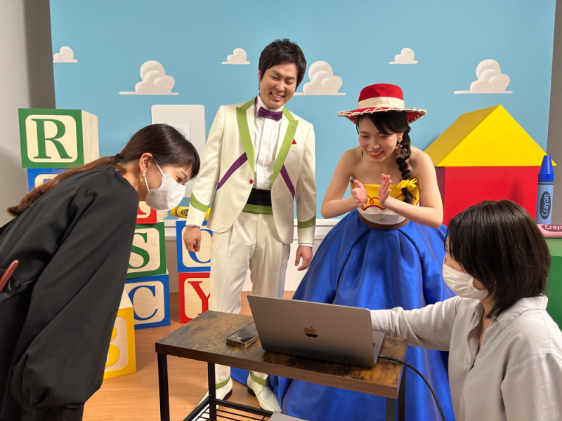 ポーズに迷ってもプロカメラマンのサポートで安心★