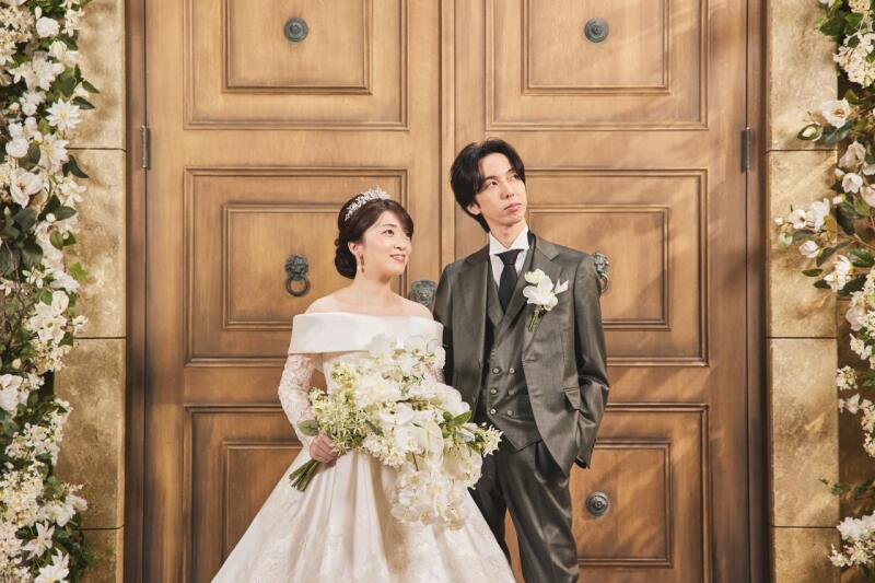 大きな扉前での撮影♪