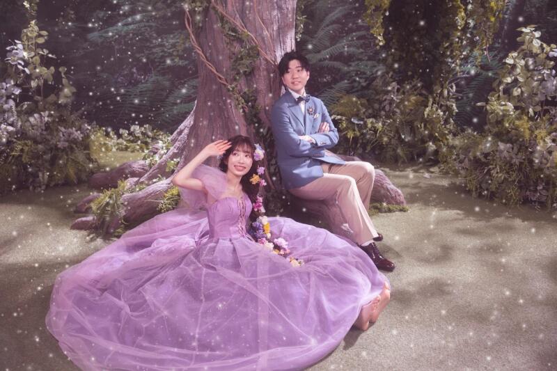 森で元気に撮影！