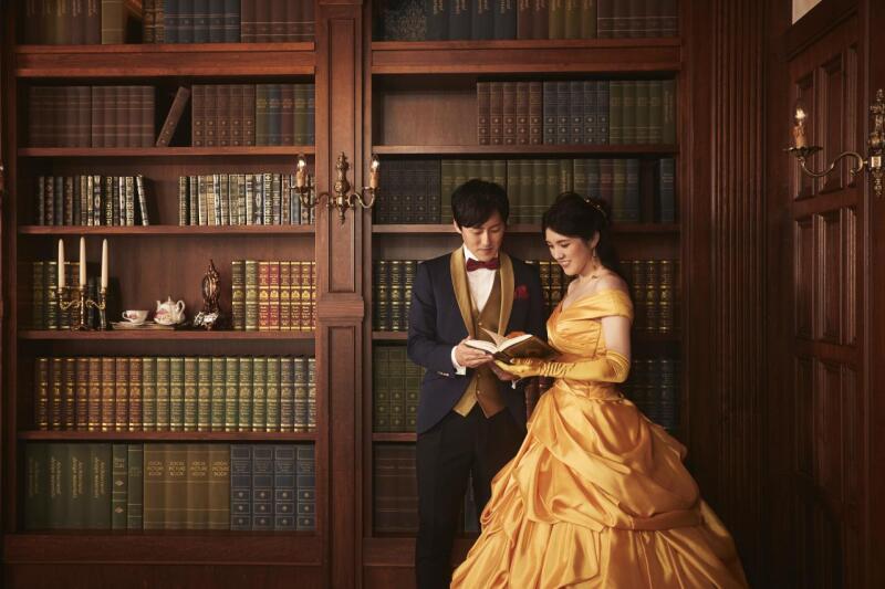 美女と野獣といえば本棚でのシーン＊