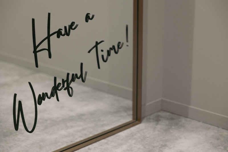 洗練されたフィッティングルームで素敵な時間を。