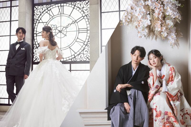 \Phororait限定/【洋装+和装スタジオ】オリジナル 通常270,600円⇒ 239,800円!大満足データ120カット