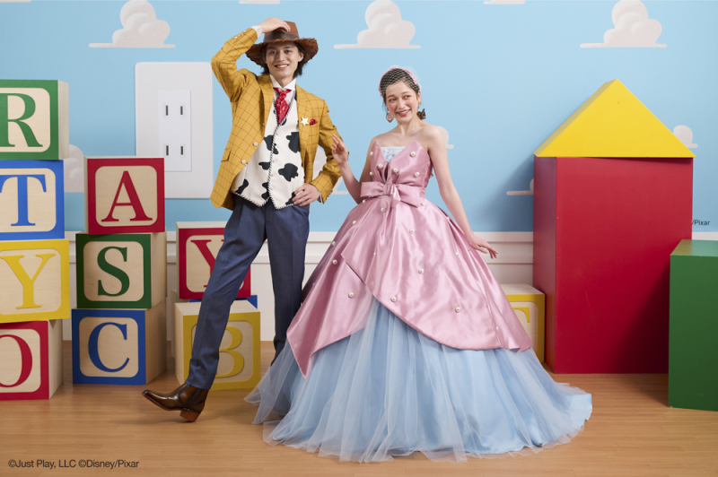 *大人気キャラクターがフォトプランになって登場*【ディズニープラン】Dress & Tuxedo(ウッディー&ボー・ピープ)
