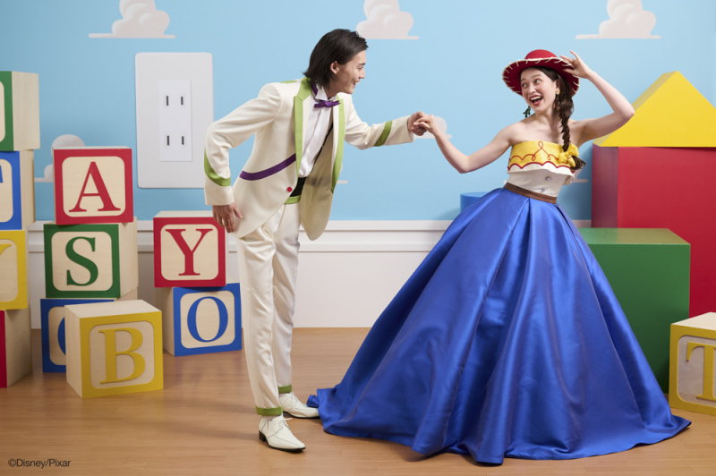 *大人気キャラクターがフォトプランになって登場*【ディズニープラン】Dress & Tuxedo(バズ&ジェシー)