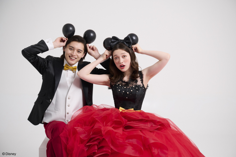 ＊大人気キャラクターがフォトプランになって登場＊【ディズニープラン】Dress & Tuxedo（ミッキーマウス）