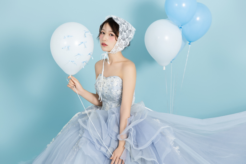 【推し活フォトプラン】お好きなカラー背景全10色・ドレス選び放題♪ 事前試着3着つきで安心 