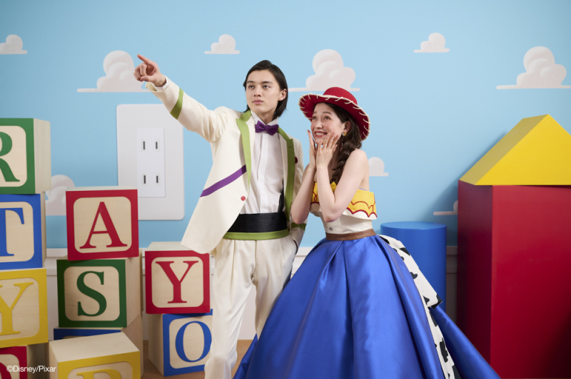 *大人気キャラクターがフォトプランになって登場*【ディズニープラン】Dress & Tuxedo(バズ&ジェシー)