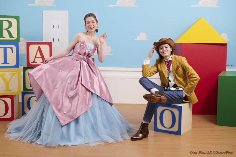 *大人気キャラクターがフォトプランになって登場*【ディズニープラン】Dress & Tuxedo(ウッディー&ボー・ピープ)
