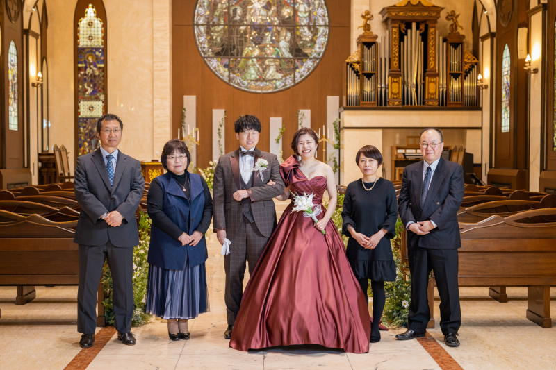 両家親御様と残す幸せの家族写真