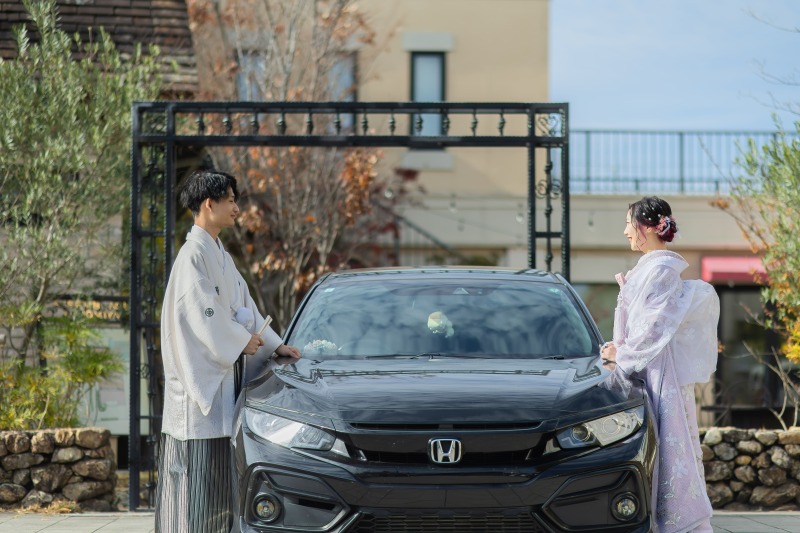 緑の中で叶う、愛車フォト