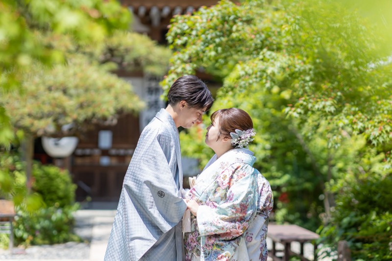 新緑が彩る、ふたりの未来