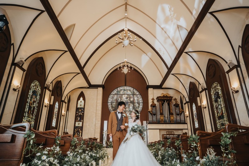 【本格フォトウェディング】大聖堂撮影プラン★施設内貸切★衣装選び放題★