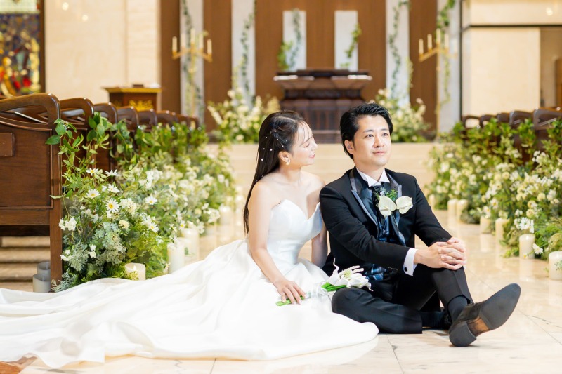 【本格フォトウェディング】大聖堂撮影プラン★施設内貸切★衣装選び放題★