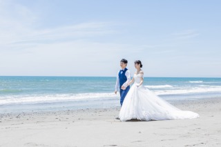 【海ロケーションフォトウェディング】広大な海での撮影プラン★