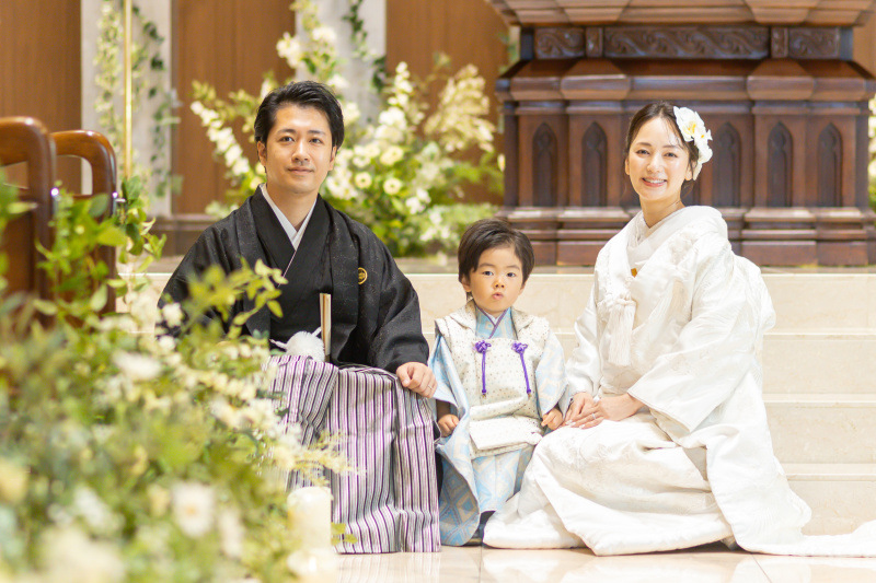 【和装2着フォトプラン】◇大聖堂・館内2着撮影◇衣装追加金無し