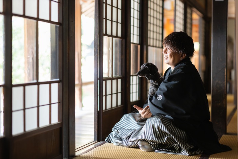 【ペットと一緒に撮影★】大切な家族と撮影できるフォトプラン♪衣装選び放題！