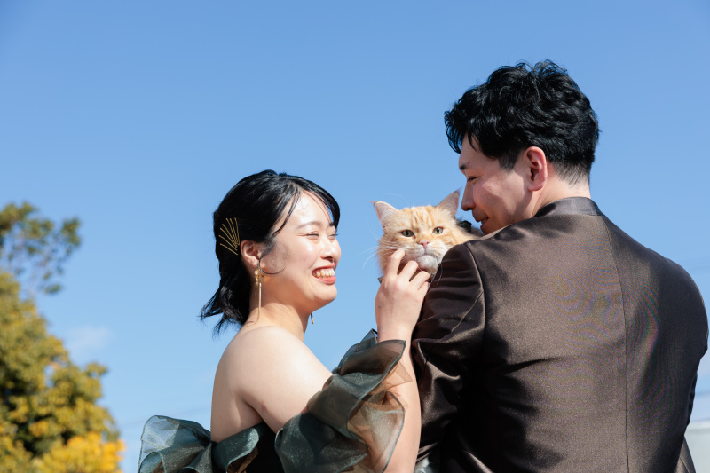 【ペットと一緒に撮影★】大切な家族と撮影できるフォトプラン♪★全データ付/衣装追加料金無し★