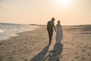 海でのびのびと、ドラマチックに！