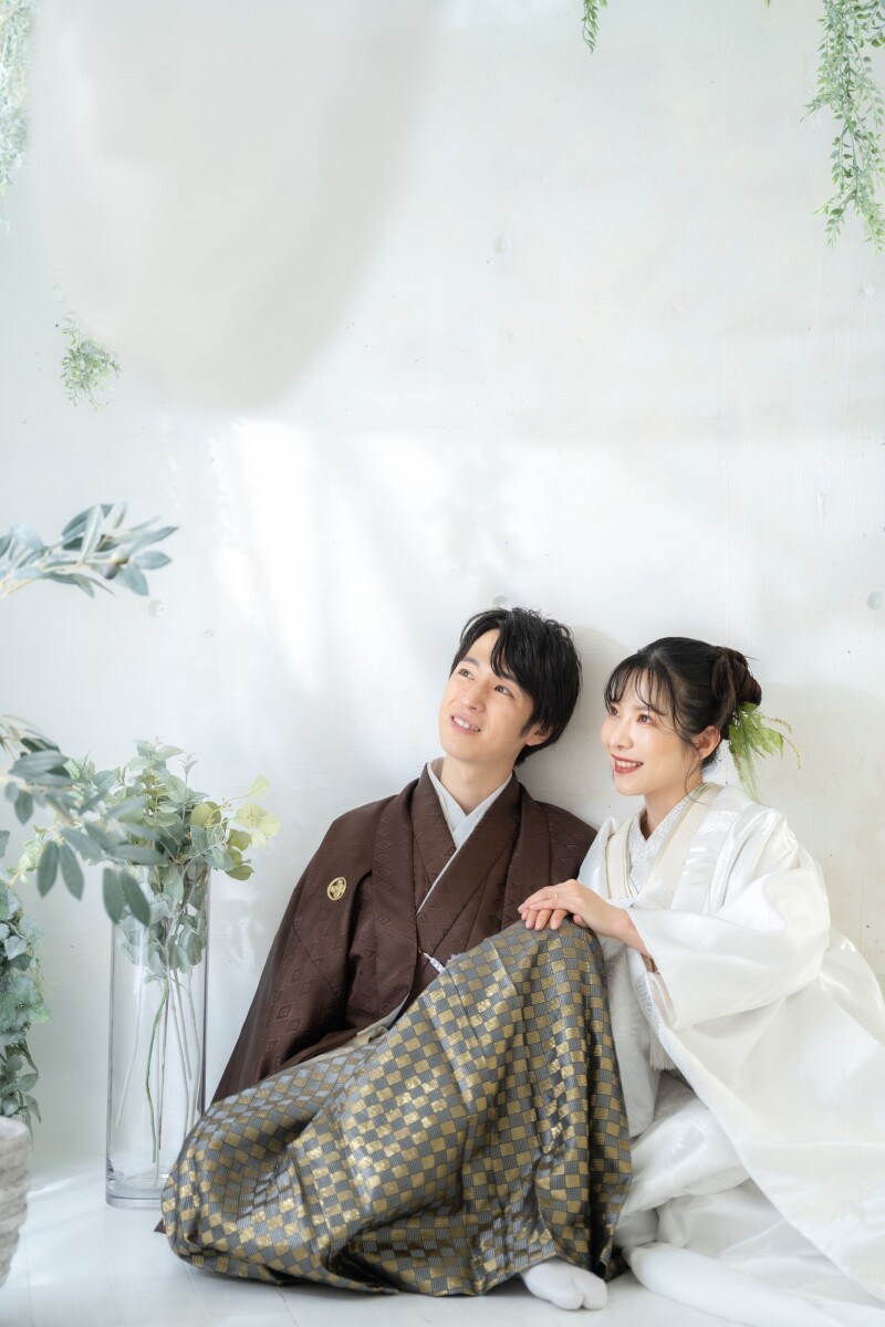 【和装orドレス】スタジオ撮影・衣装1着・アルバムセットプラン◇10カットアルバム&撮影データ込で8万円以下◇