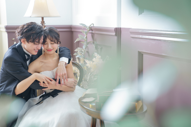 12月末までの撮影限定【スタジオ 衣装2着付き限定プラン】¥69000・ヘアメイク衣装2着30カットデータ付