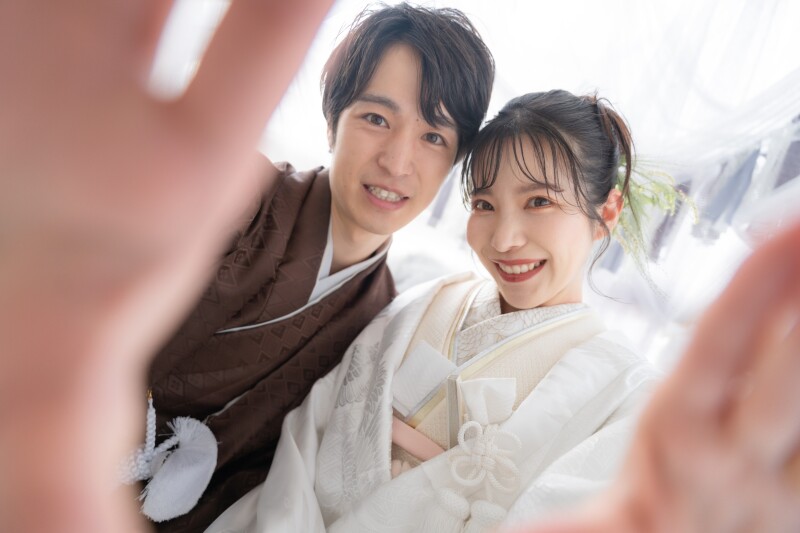 【和装orドレス】スタジオ撮影・衣装1着・アルバムセットプラン◇10カットアルバム&撮影データ込で8万円以下◇