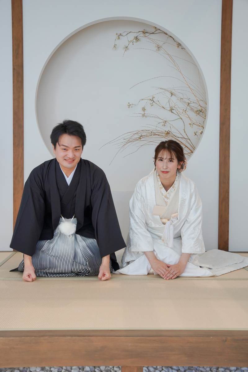 和装ならではのお正座ショット