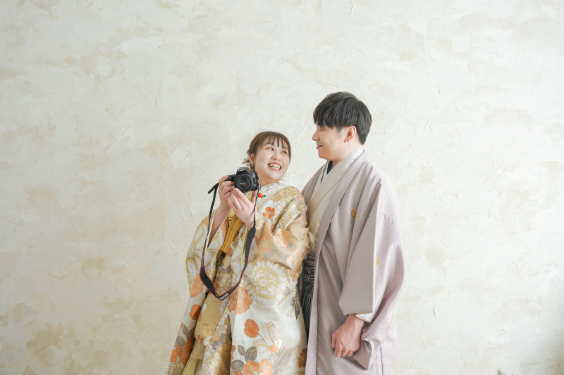 おふたり寄り添って