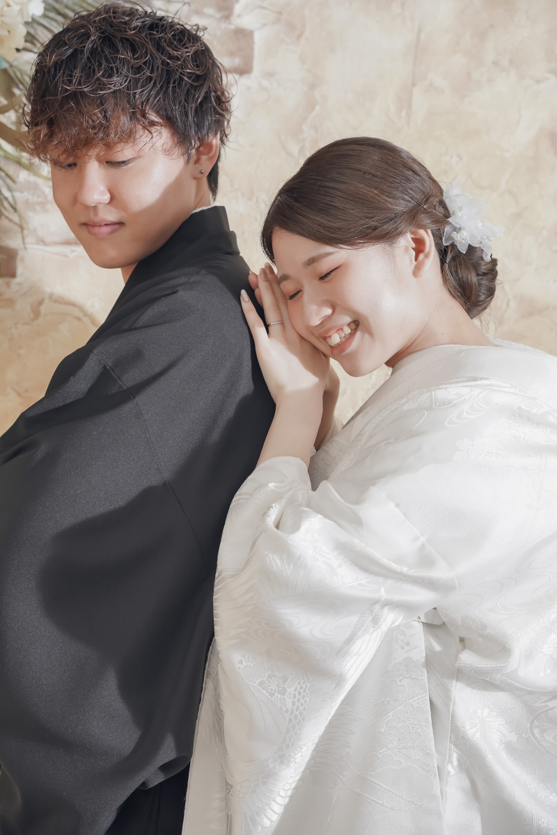 ぎゅっと寄り添って