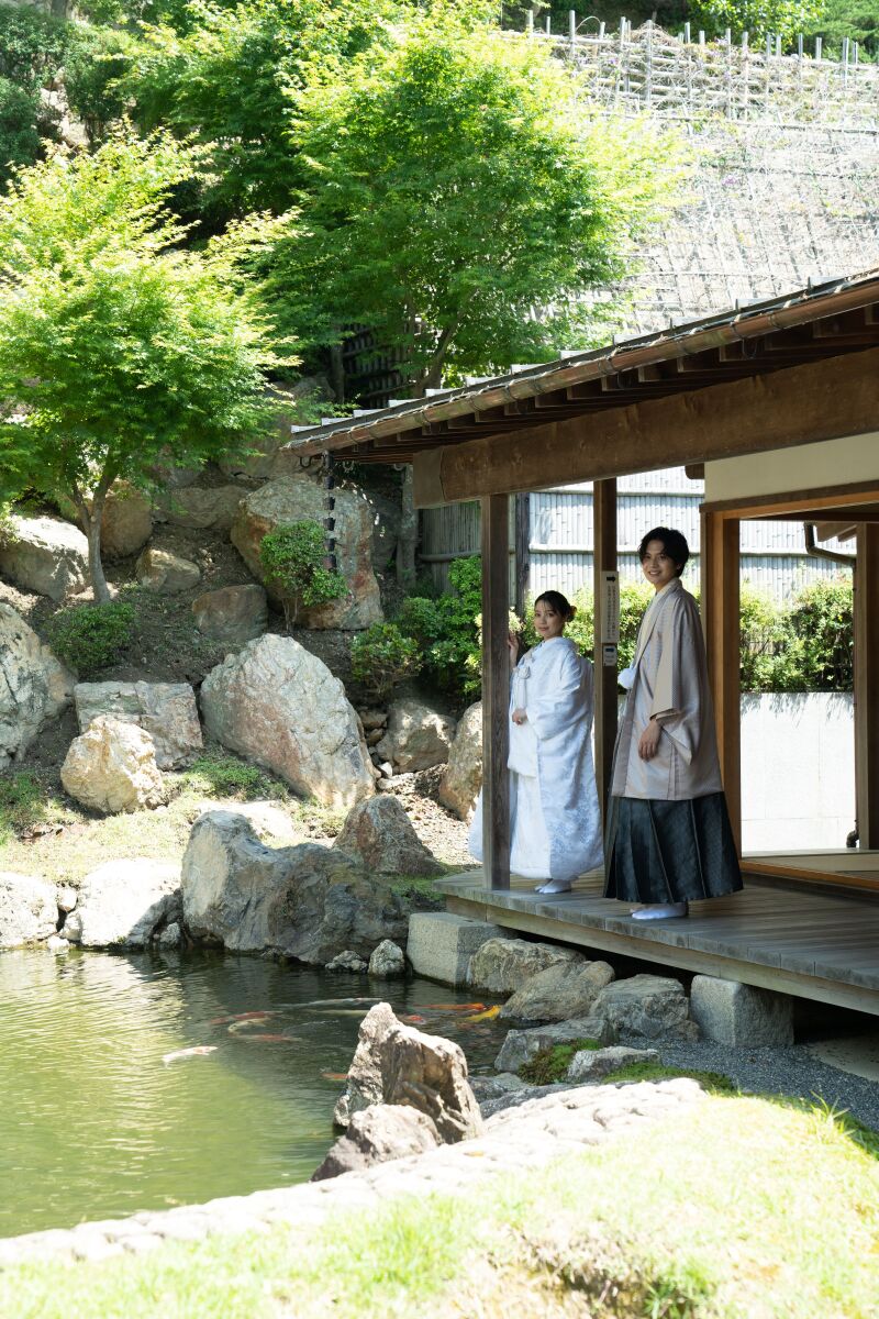 CLAIRE浜松店_庭園で撮影できる